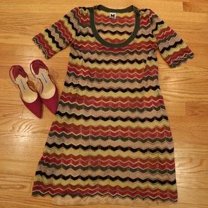 Classic Colorful Missoni Knit Dress